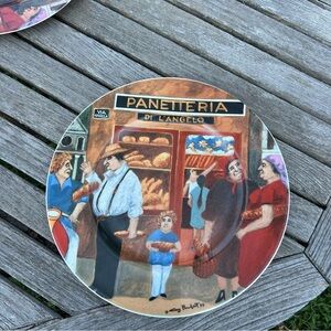 VTG‎ Guy Buffet TUSCAN STOREFRONTS Dinner Plate 10 7/8" Panetteria Replacement